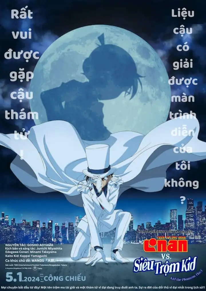 Thám Tử Conan Đối Đầu Siêu Trộm Kid